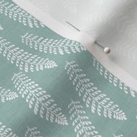 Sword Fern Vintage Seafoam Linen