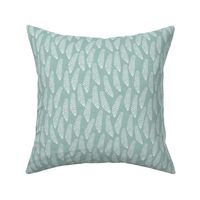 Sword Fern Vintage Seafoam Linen