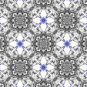 Abstract Fractal Floral Pattern