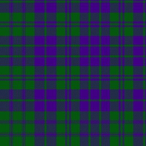 MacRae purple/green tartan, 12" modern colors, c.1819 Wilson's of Bannockburn