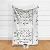 abc wildflowers 42 x 36 wholecloth nature floral