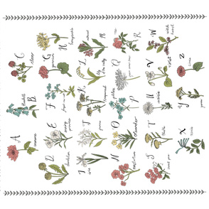 abc wildflowers 42 x 36 wholecloth nature floral