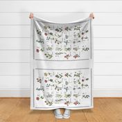 abc wildflowers 54 x 36 wholecoth nature floral