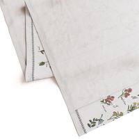 abc wildflowers tea towel linen cotton canvas nature floral