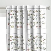 abc wildflowers tea towel linen cotton canvas nature floral