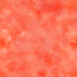 Creamsicle Watercolor Sky