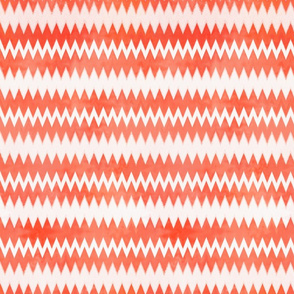 Zig Zag Orange & White