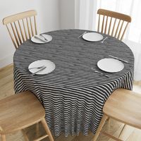 Painted White Stripes on Charcoal (Dark Gray, Distressed Stripes)