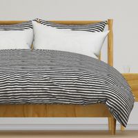 Painted White Stripes on Charcoal (Dark Gray, Distressed Stripes)