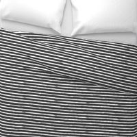 Painted White Stripes on Charcoal (Dark Gray, Distressed Stripes)