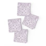 Botanical Branch Motif, Violet Linen