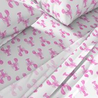 pink lobster fabric