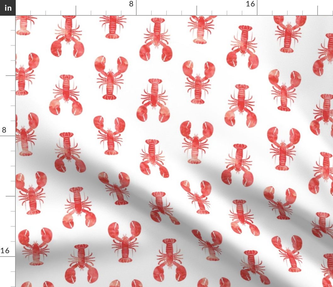 red lobster fabric