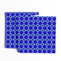 BN8 - Cheater Quilt Texture in Blues with Lavender - Purple - Small 