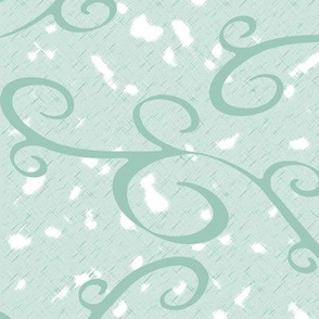 Branches - Spoonflower Blue