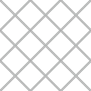 Gray diamond lattice grey diamond ogee