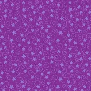 Purple Swirling Stars