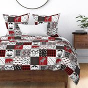 6" adventure buffalo plaid cheater quilt