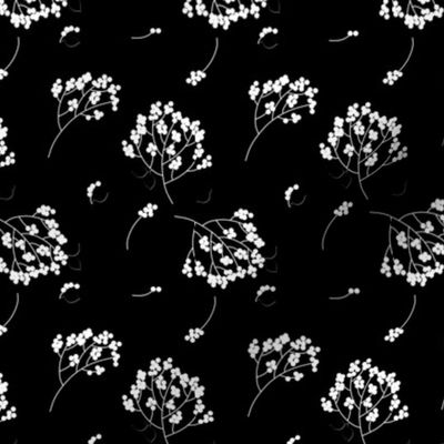 Grandmother's Pattern- B/W