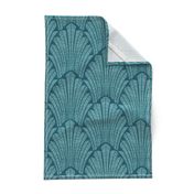 Art deco  teal medium Scale