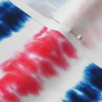 red and dark blue tie dye stripes 
