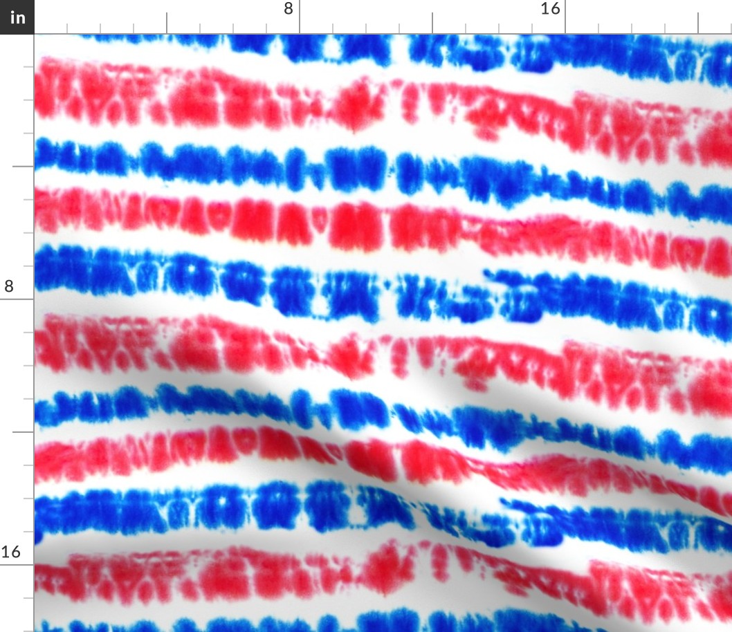 red white and blue tie dye 