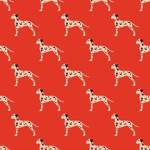 Vintage Matchbox Dalmatians - Red