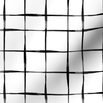 Black Watercolor Grid