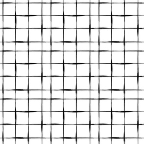 Black Watercolor Grid