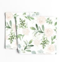 Watercolor Larger Flower Farmhouse Floral