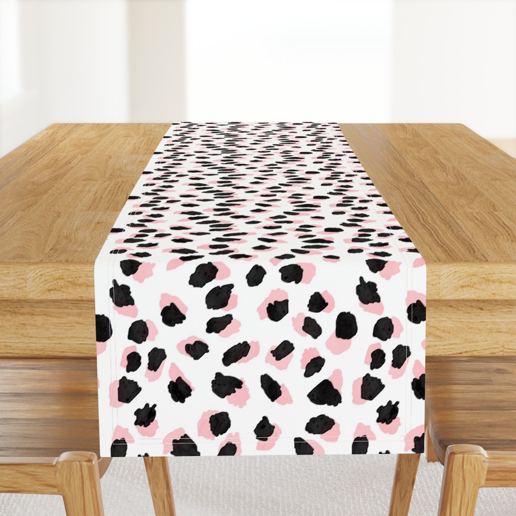 Abstract Pink Leopard Large