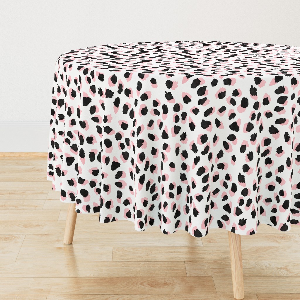 Abstract Pink Leopard Large