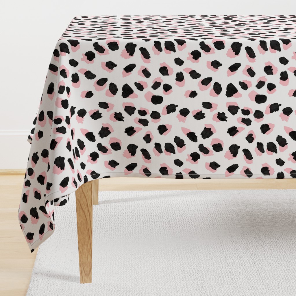 Abstract Pink Leopard Large