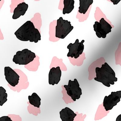 Abstract Pink Leopard Large
