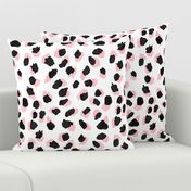 Abstract Pink Leopard Large