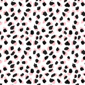 Abstract Pink Leopard Small