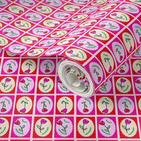 Sweet Spring Sticker/Stamps  Quilt Print 