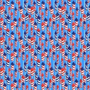 (MICRO SCALE) fireworks - blue-  red white and blue C18BS