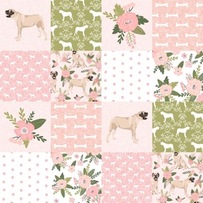 english mastiff pet quilt d floral quilt collection wholecloth cheater