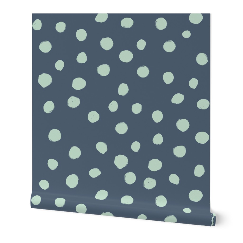 Indy Bloom Design Navy Teal Dot A