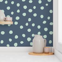 Indy Bloom Design Navy Teal Dot A