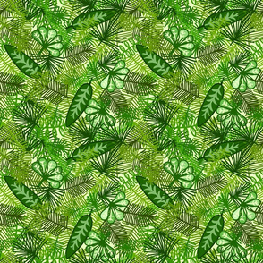 Jungle Leaf Print