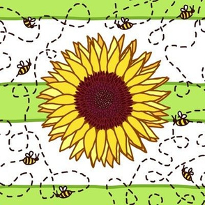 Bees-ey Sunflowers