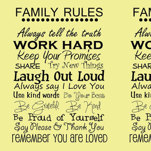 complete family rules yellow