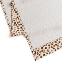 Watercolor Dots // Russet Brown // Small