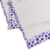 Watercolor Dots // Royal Purple // Medium