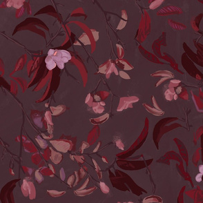 Dusty Plum Floral