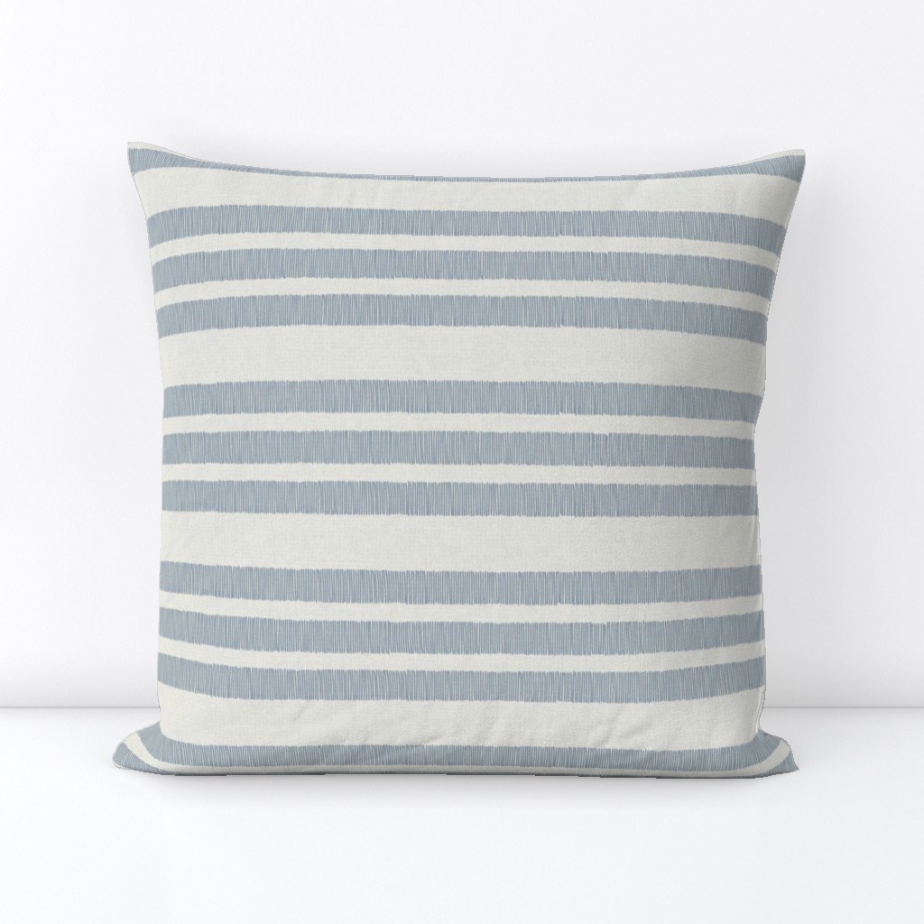 Country Linen Stripes Blue