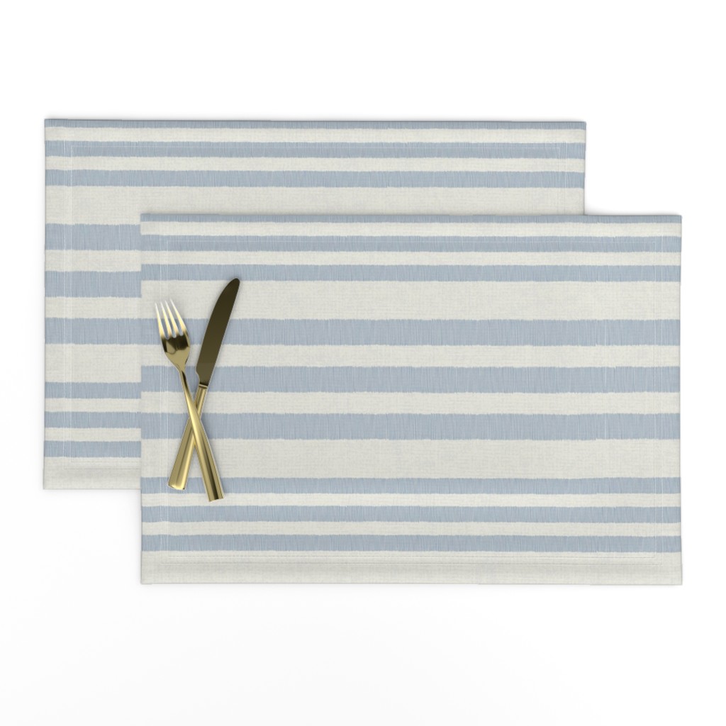 Country Linen Varied Stripes Blue