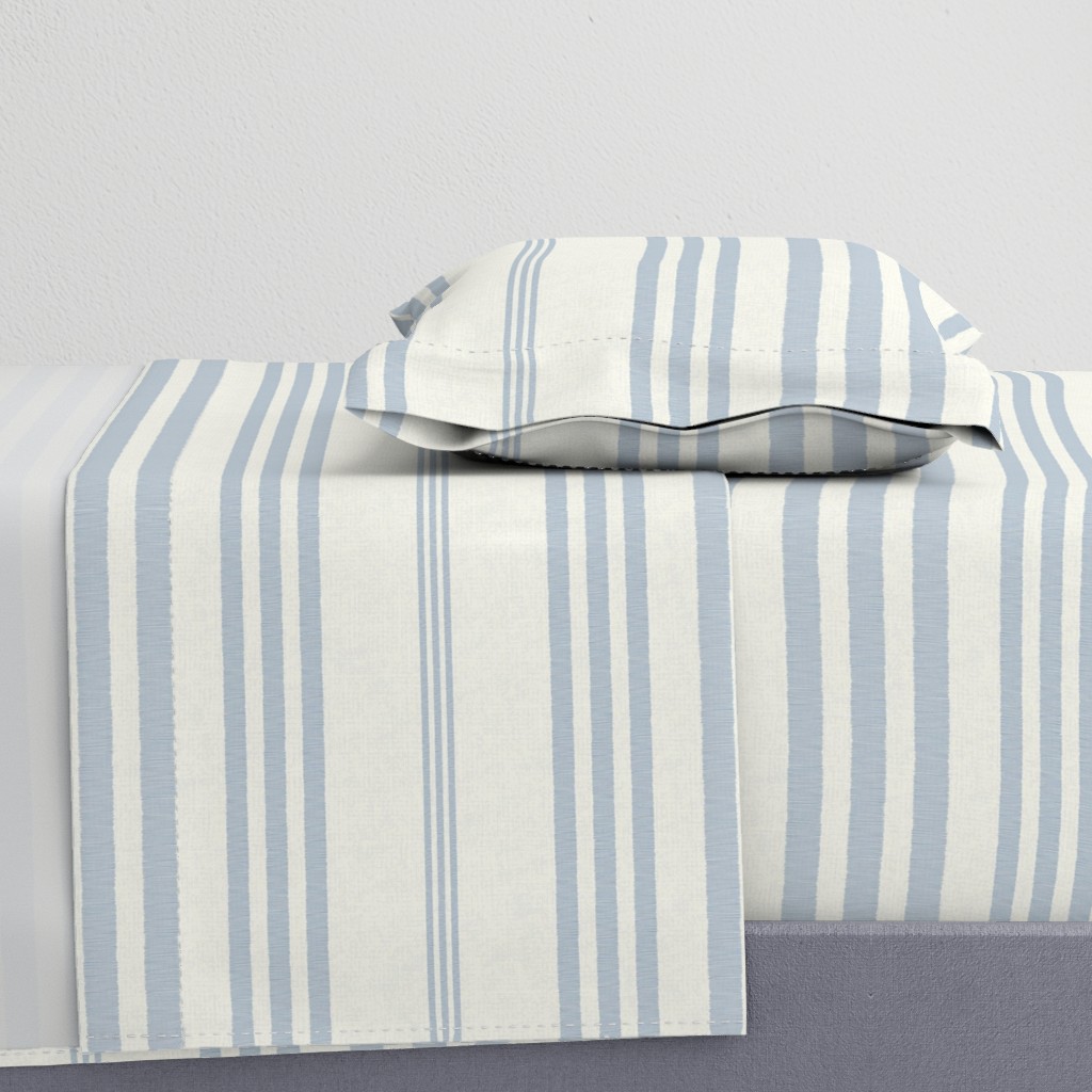 Country Linen Varied Stripes Blue